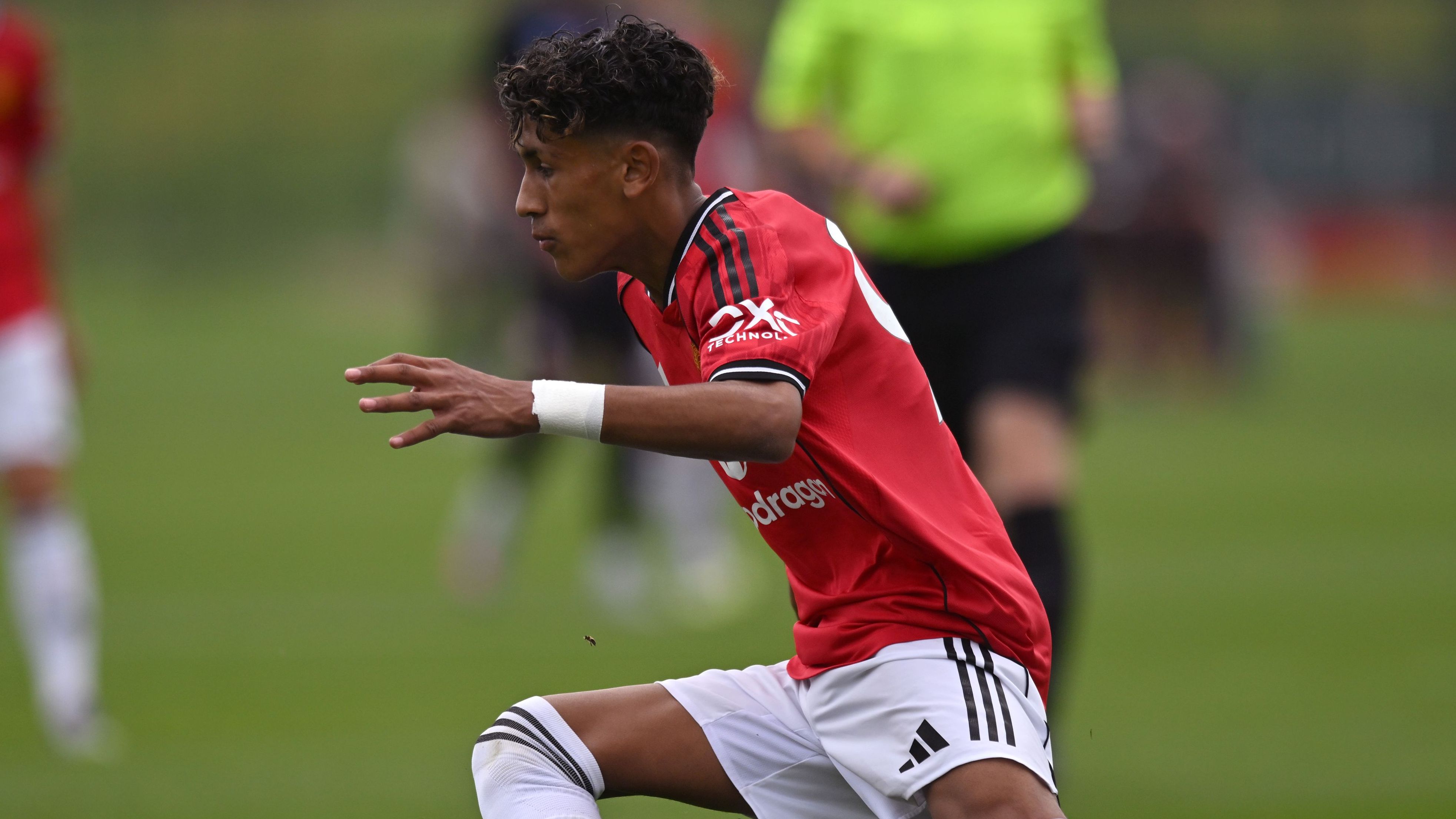 Man Utd wonderkid JJ Gabriel sets new club record at 15 after scoring